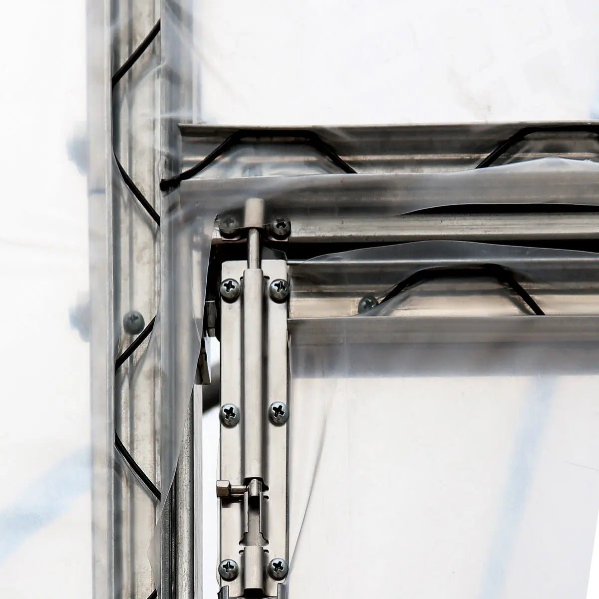 10’ x 40’ Lean-To Greenhouse Grow Tent w/6 Mil Clear EVA Plastic Film, Cold Frame, Hand Crank Roll-Up Side, 6-½’ Sidewall, TMG-GHL1040