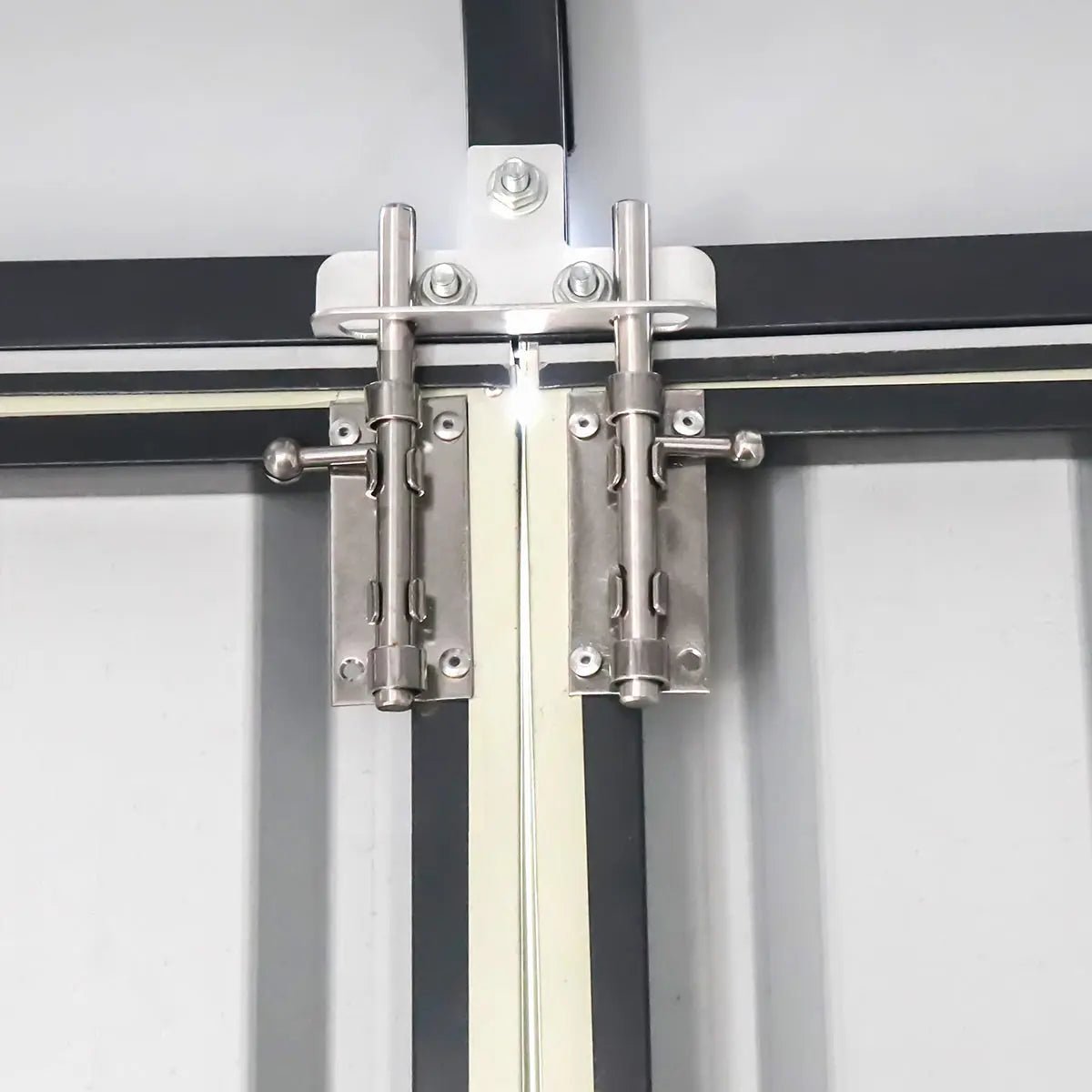 Pro Series 10′ x 20′ Metal Garage Shed with Double Front Doors and Side Entry Door, 8′ Peak Height TMG-MS1020B