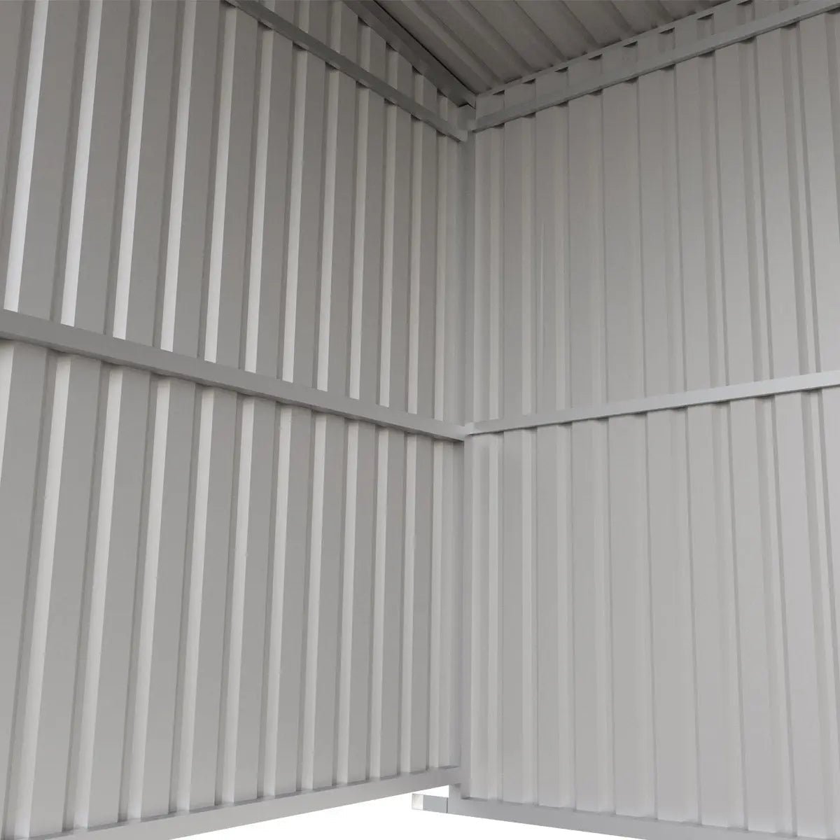 12’ x 20’ Galvanized Metal Livestock Shed, 240 Sq-Ft, 27 GA Corrugated Panels, Sliding Skid Mount, TMG-MS1220L