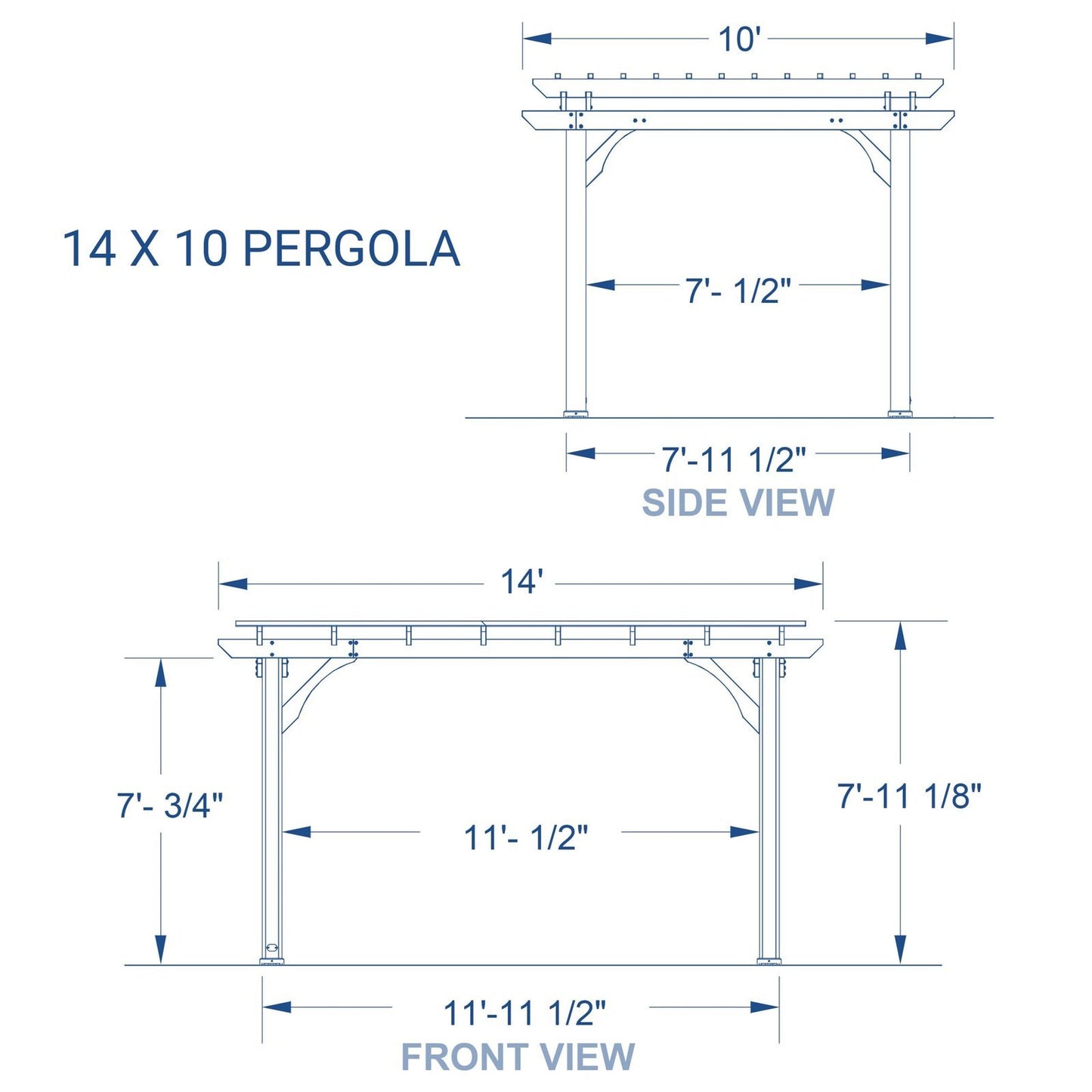 14 x 10 Pergola