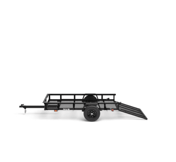 Carry-On Trailer 5-ft x 8-ft Steel Mesh Utility Trailer with Ramp Gate