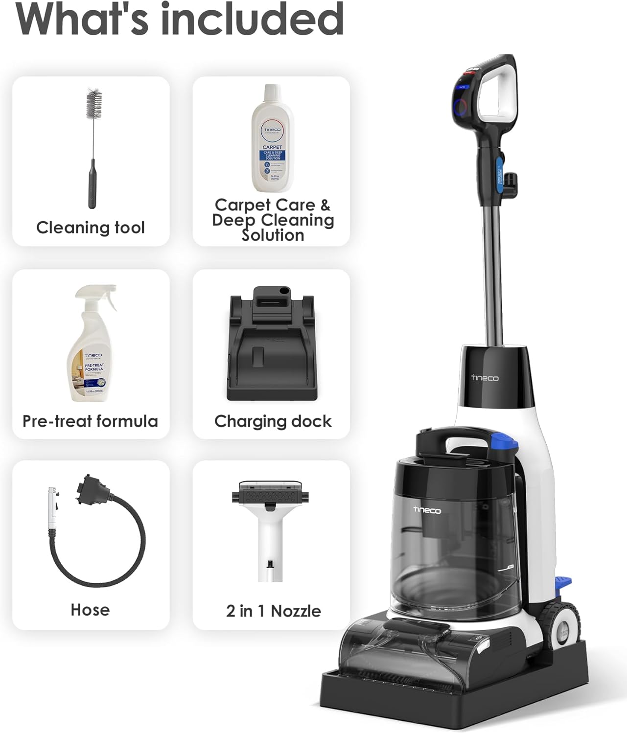 Tineco CARPET ONE Cruiser Smart Carpet Cleaner with Self-Cleaning & FlashDry