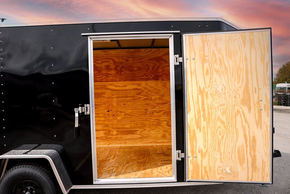 Small Black Enclosed Trailer