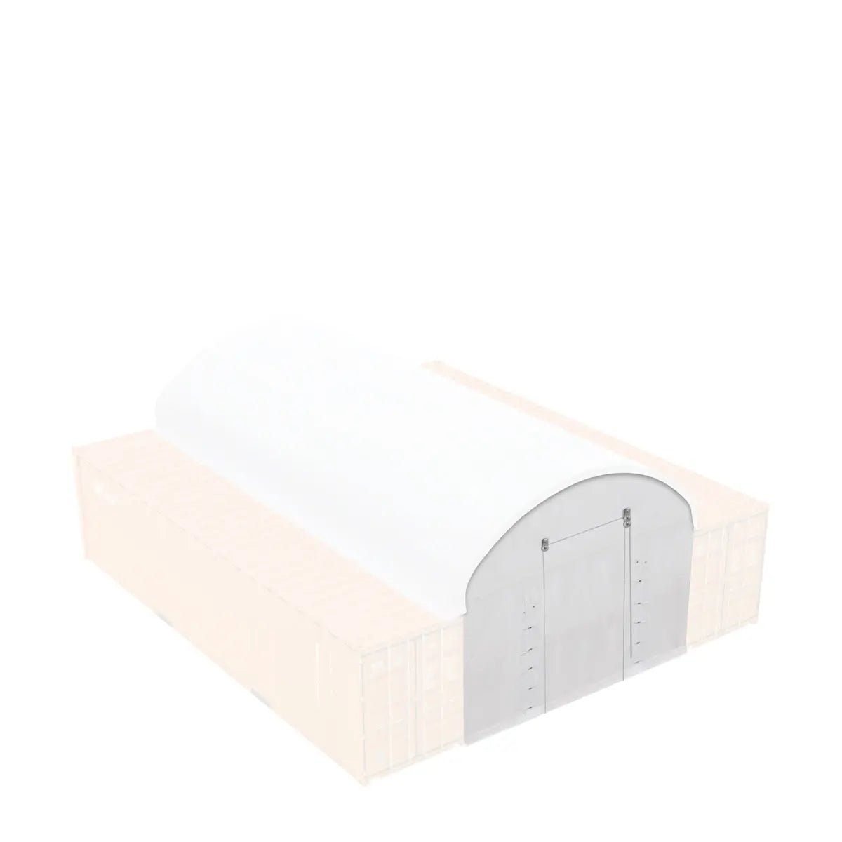 Front End Wall Kit, Compatible with TMG-ST2041CV and TMG-ST2021CE installed with standard height container (8’6″), TMG-ST20FW8V