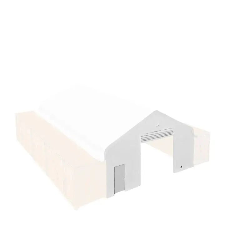 Front End Wall Kit, Compatible with TMG-ST3040C series container shelters installed with the standard height containers (8’6″), TMG-ST30FW8CV