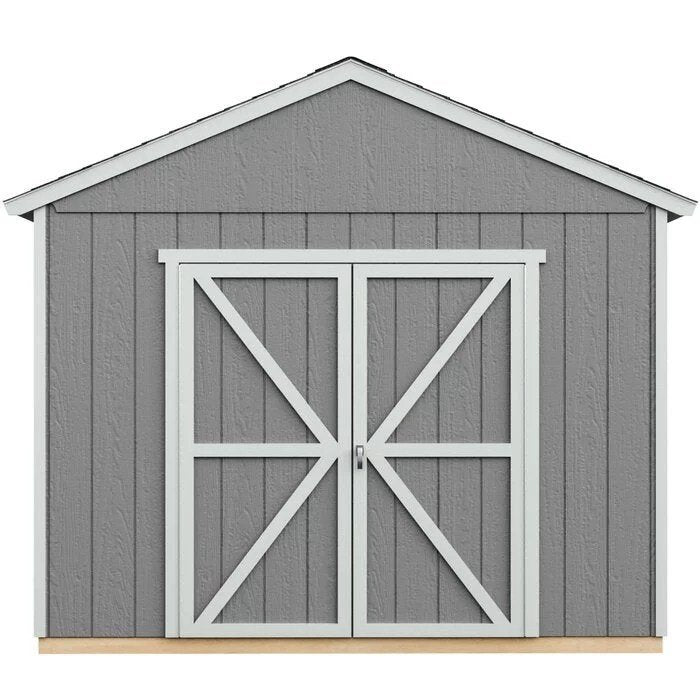 Rookwood 10 ft. W x 8 ft. D Solid + Manufactured Wood Storage Shed with Floor