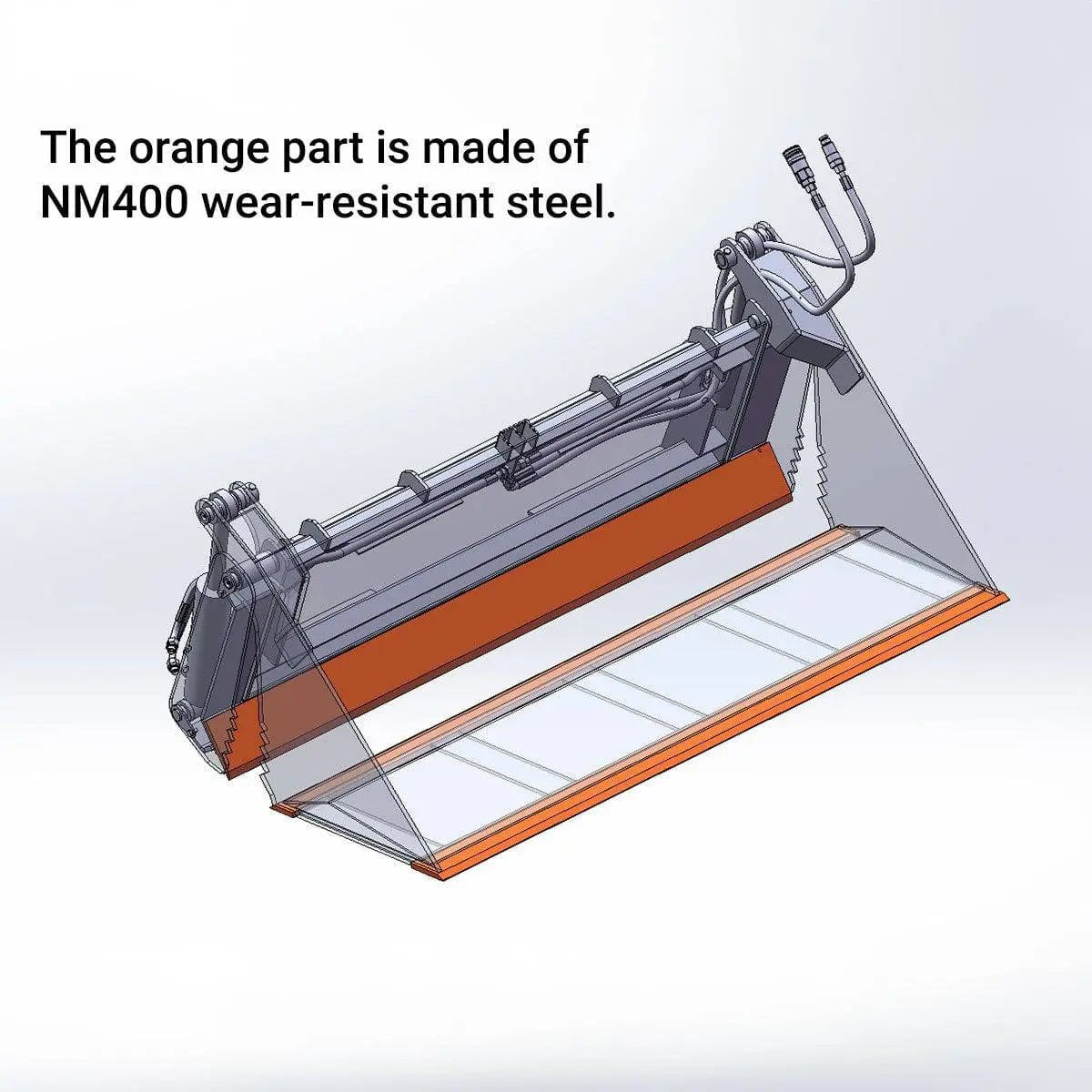 Skid Steer 4-in-1 Bucket, 30″ Maximum Opening, 1545 Lb Load Capacity, TMG-SBF72