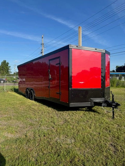 2025 8.5x24TA ENCLOSED CARGO TRAILER RAMP DOOR 84” 0121