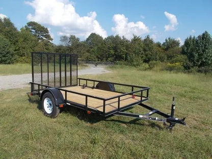 6×10 Single Axle Utility Trailer – Wood Floor & LED Lights