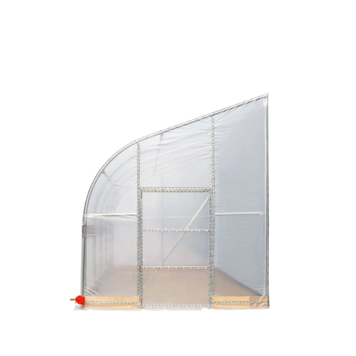 10’ x 20’ Lean-To Greenhouse Grow Tent w/6 Mil Clear EVA Plastic Film, Cold Frame, Hand Crank Roll-Up Side, 6-½’ Sidewall, TMG-GHL1020