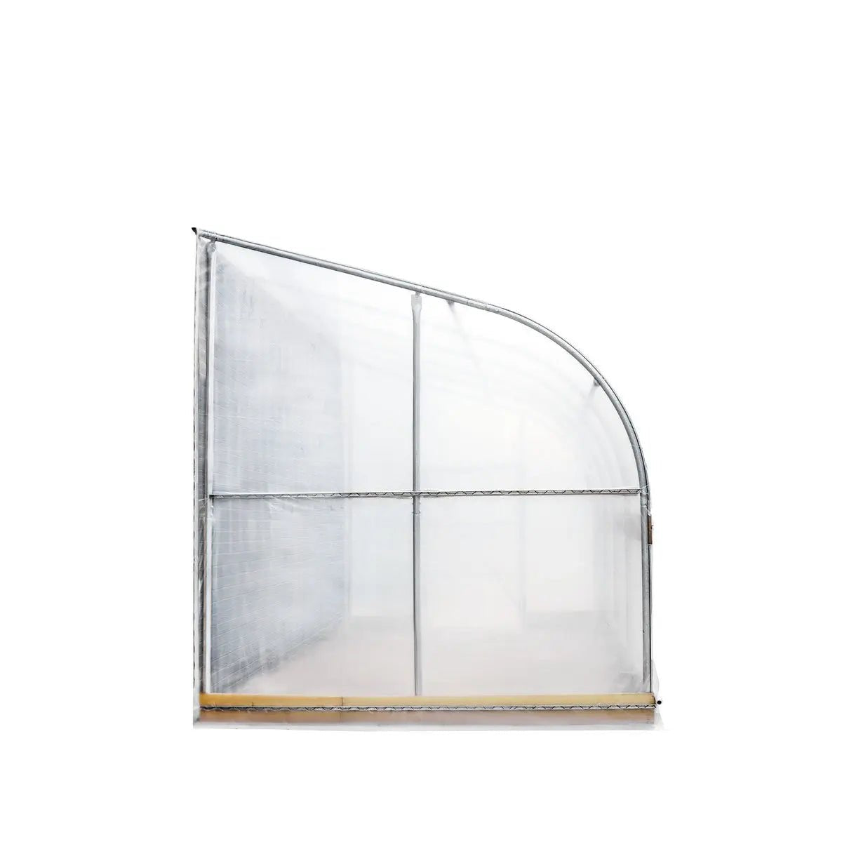10’ x 20’ Lean-To Greenhouse Grow Tent w/6 Mil Clear EVA Plastic Film, Cold Frame, Hand Crank Roll-Up Side, 6-½’ Sidewall, TMG-GHL1020