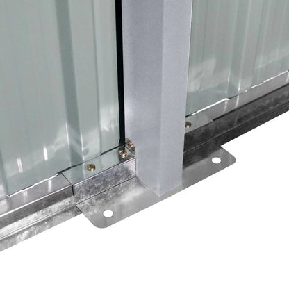 10’ x 20’ Metal Garage Shed with Double Front Doors, 7’8″ Peak Height, Side Entry Door, 185 Sq-Ft Floor Space, TMG-MS1020A