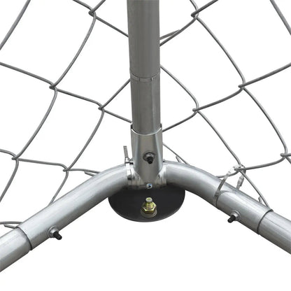 10’ x 20’ Outdoor Dog Kennel Playpen, Outdoor Dog Runner, Pet Exercise House, Lockable Gate, 6’ Chain-Link Fence, TMG-DCP1020