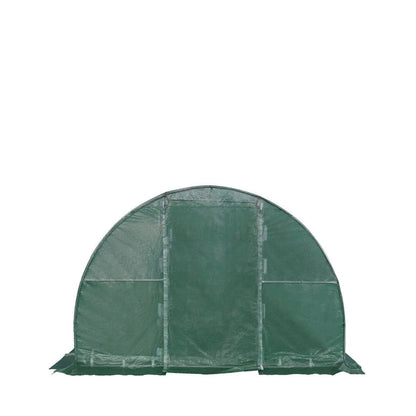 10’ x 20’ Tunnel Greenhouse Grow Tent w/Ripstop Leno Cover, Cold Frame, Roll-Up Mesh Windows, Round Top Roof, TMG-GH1020R