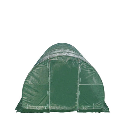 10’ x 20’ Tunnel Greenhouse Grow Tent w/Ripstop Leno Cover, Cold Frame, Roll-Up Mesh Windows, Round Top Roof, TMG-GH1020R
