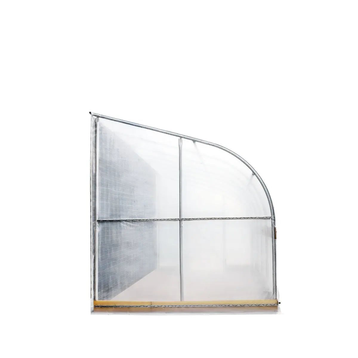 10’ x 30’ Lean-To Greenhouse Grow Tent w/6 Mil Clear EVA Plastic Film, Cold Frame, Hand Crank Roll-Up Side, 6-½’ Sidewall, TMG-GHL1030