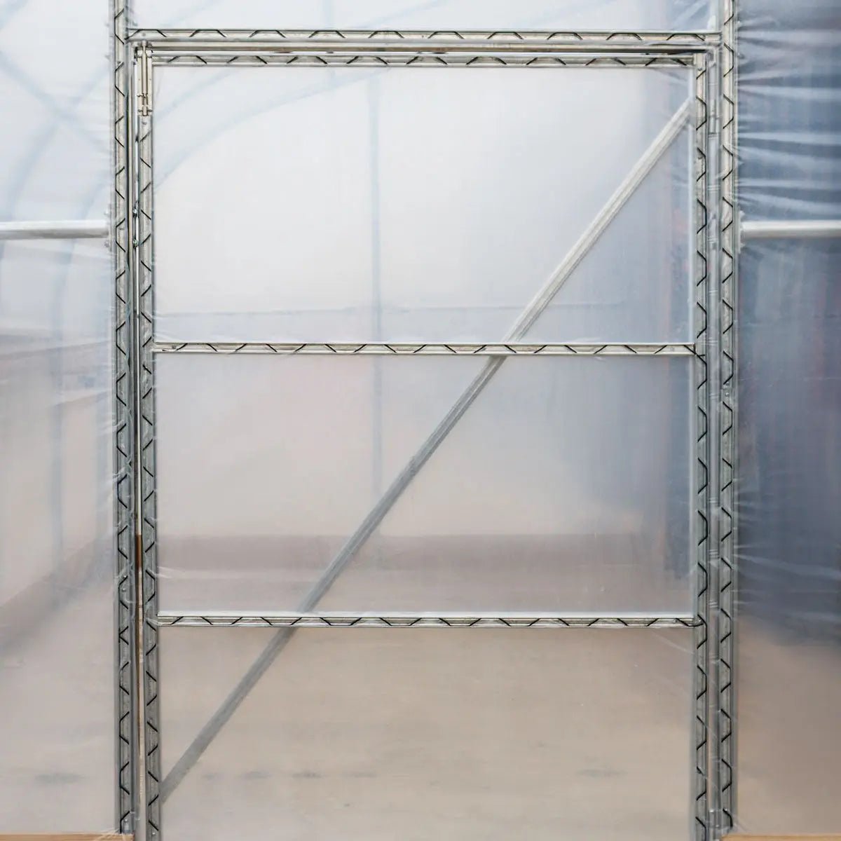 10’ x 40’ Lean-To Greenhouse Grow Tent w/6 Mil Clear EVA Plastic Film, Cold Frame, Hand Crank Roll-Up Side, 6-½’ Sidewall, TMG-GHL1040