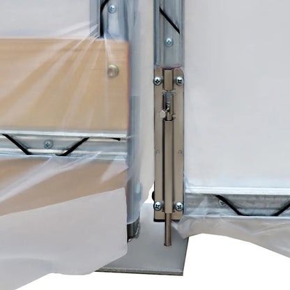 10’ x 40’ Lean-To Greenhouse Grow Tent w/6 Mil Clear EVA Plastic Film, Cold Frame, Hand Crank Roll-Up Side, 6-½’ Sidewall, TMG-GHL1040