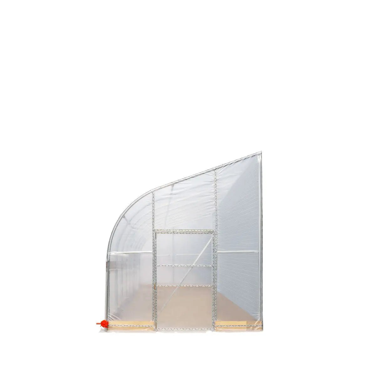 10’ x 40’ Lean-To Greenhouse Grow Tent w/6 Mil Clear EVA Plastic Film, Cold Frame, Hand Crank Roll-Up Side, 6-½’ Sidewall, TMG-GHL1040