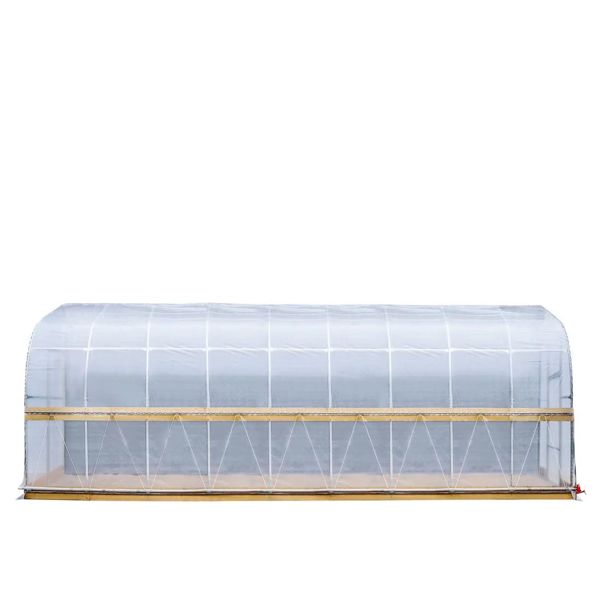 10’ x 40’ Lean-To Greenhouse Grow Tent w/6 Mil Clear EVA Plastic Film, Cold Frame, Hand Crank Roll-Up Side, 6-½’ Sidewall, TMG-GHL1040