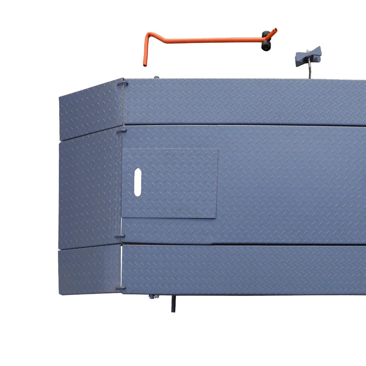 1000 lb Portable Motorcycle/ATV Scissor Lift, 44″ Work Platform, 10″ Side Panel Extensions, 79″ Platform Length, Front Vise Kit, TMG-1000PML