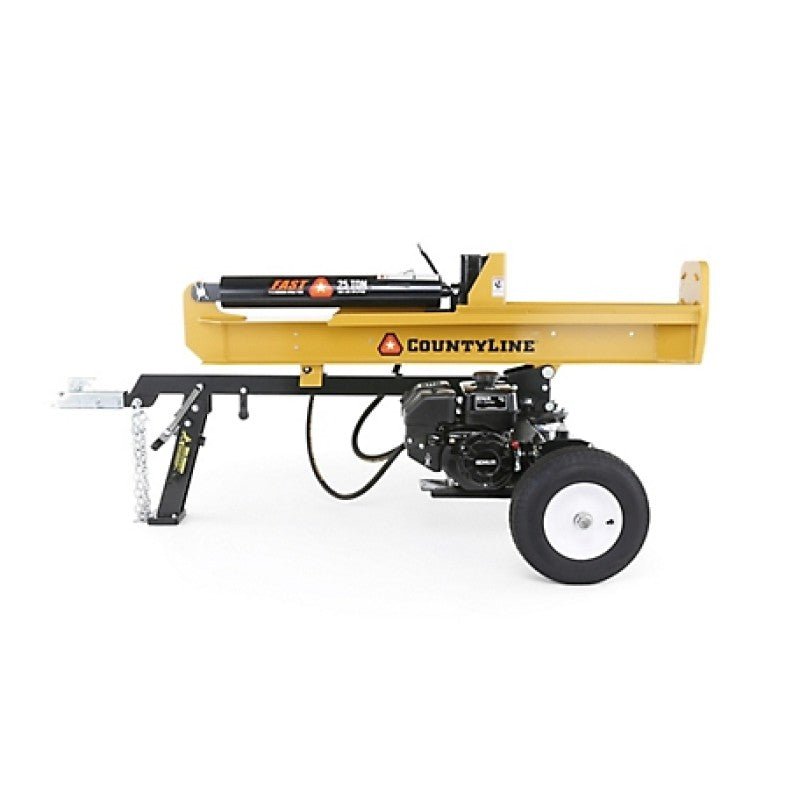 CountyLine 25 Ton Horizontal/Vertical Gas-Powered Log Splitter with Kohler 6.5 HP Engine