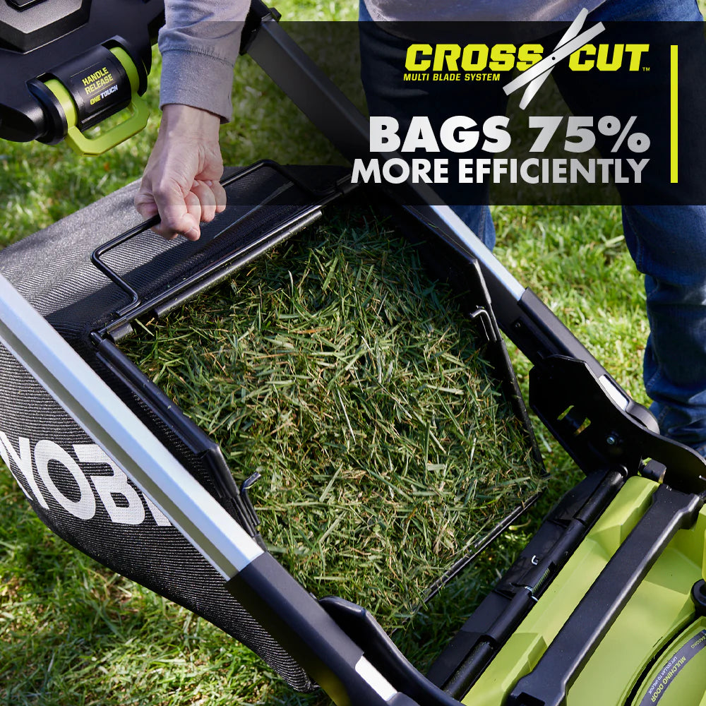 RYOBI 40v Hp brushless 21″ self-propelled AWD dual-blade mower kit