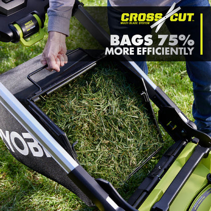 RYOBI 40v Hp brushless 21″ self-propelled AWD dual-blade mower kit