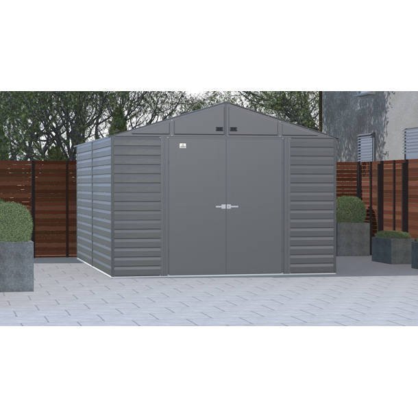 D Plastic Storage Shed 8 ft. W x 20 ft