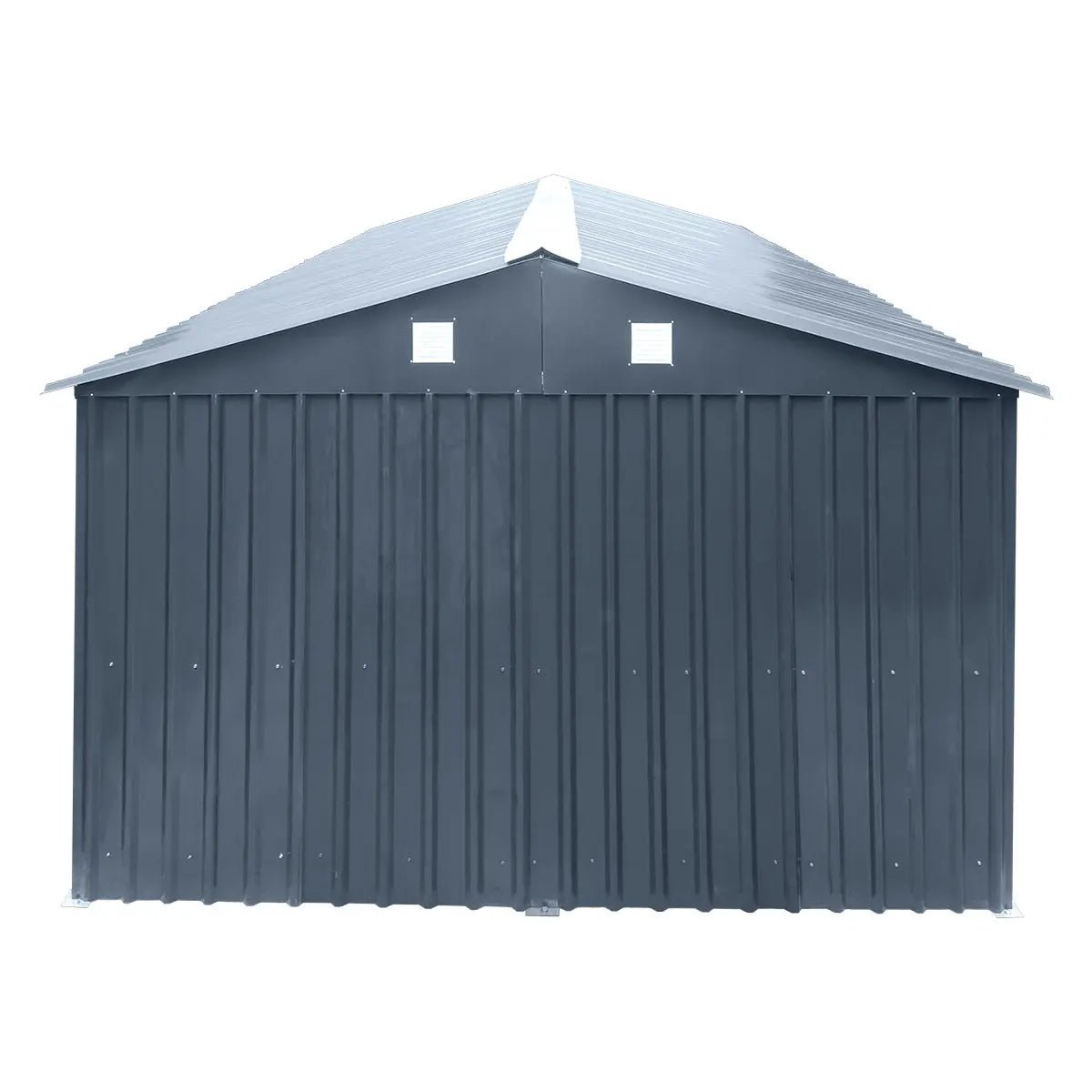 Pro Series 10′ x 20′ Metal Garage Shed with Double Front Doors and Side Entry Door, 8′ Peak Height TMG-MS1020B