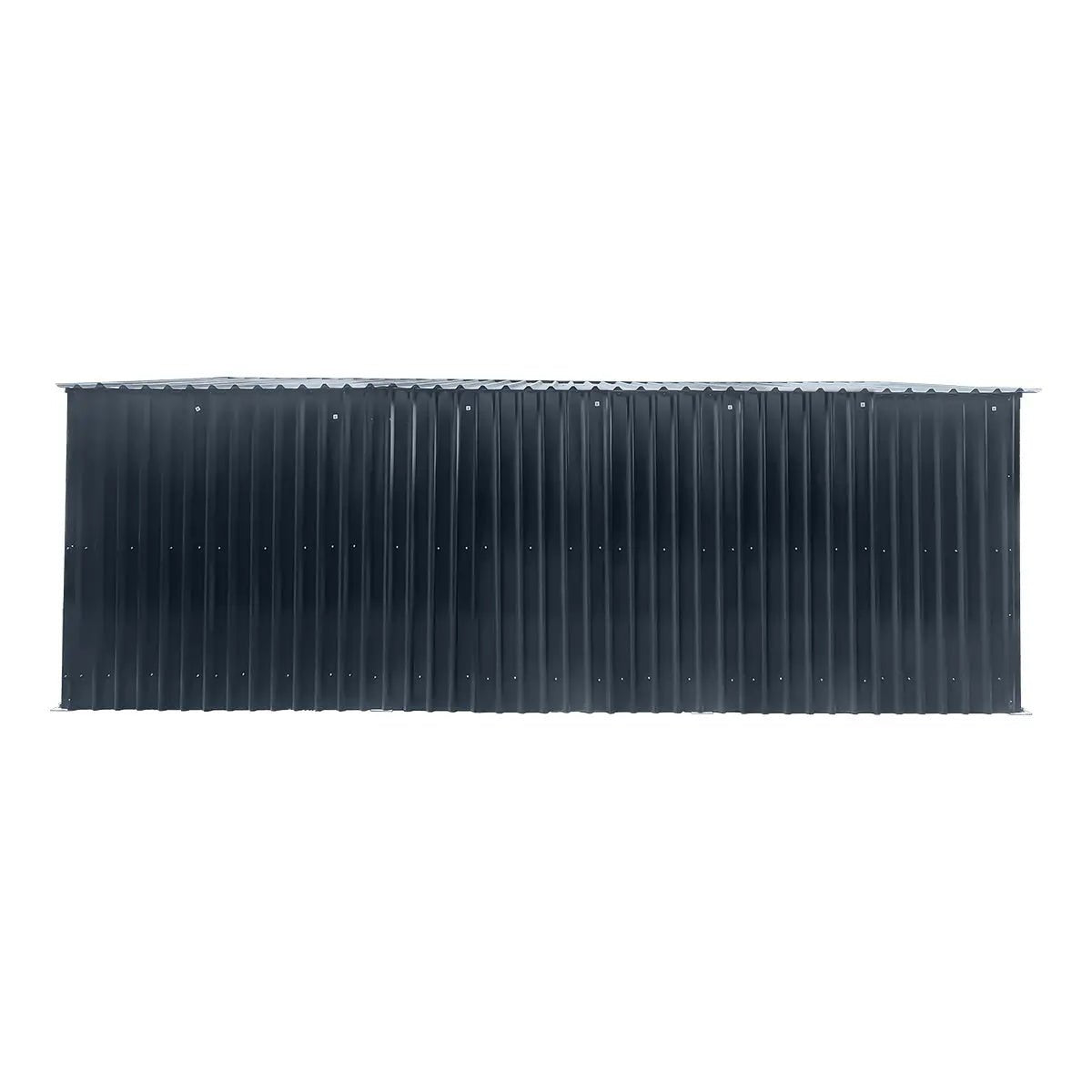 Pro Series 10′ x 20′ Metal Garage Shed with Double Front Doors and Side Entry Door, 8′ Peak Height TMG-MS1020B