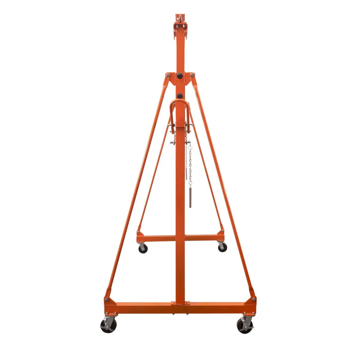 1100-lb Adjustable Height All-Steel Gantry Crane, Auto-Lock, 95″ Min. Height, 142″ Max. Height, Locking Swivel Caster Wheels, TMG-AGC06(Previously TMG-AGC05)