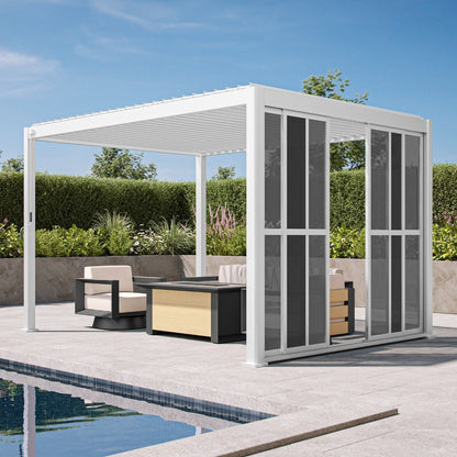 111 Accessory – 10′ White sliding door