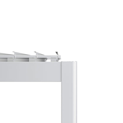 MIRADOR 111SR 10’x10′ WHITE PERGOLA