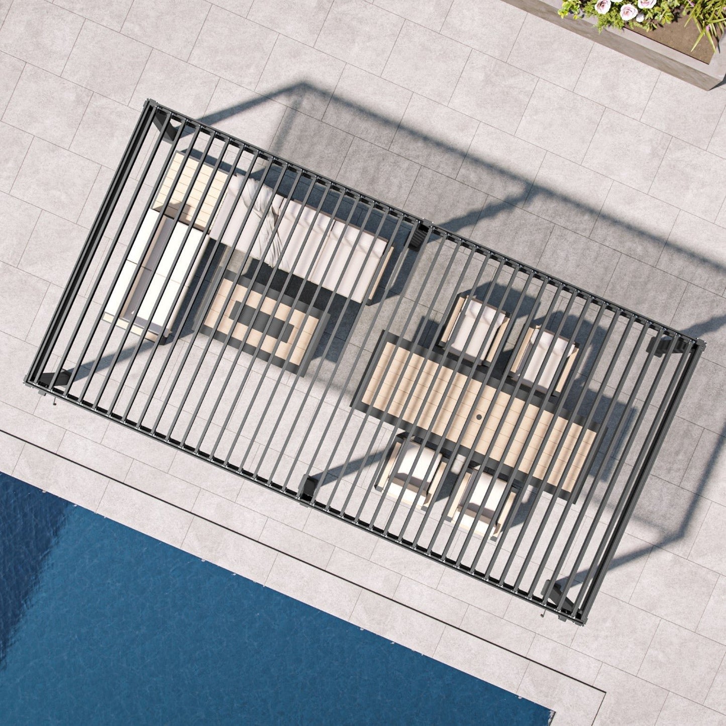 MIRADOR 111SR 10’x20′  PERGOLA