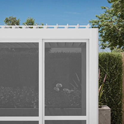 111 Accessory – 10′ White sliding door