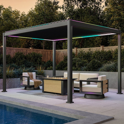 MIRADOR 111SR E-MOTION 10’x13′ PERGOLA