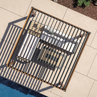 MIRADOR 111S 10’x10′ CHERRY OAK PERGOLA