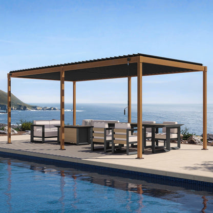 MIRADOR 111S 10’x20′ CHERRY OAK PERGOLA