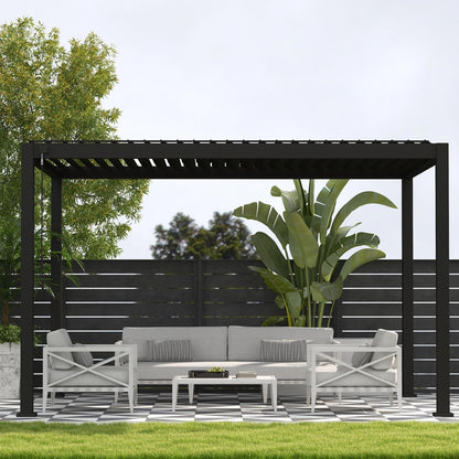 Bundle Set – Mirador 7-piece dinning set + 111SR Pergola 10*13