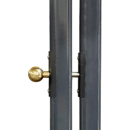 12’ Horse Stall Bamboo Panel, Vertical Bar Top, Front panel c/w Window/Feeder and Sliding Door, TMG-FHS13A or FHS13B