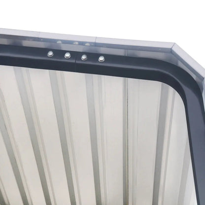 12’ x 20’ Metal Shed Carport with 8’ Enclosed Sidewalls, TMG-MSC1220F