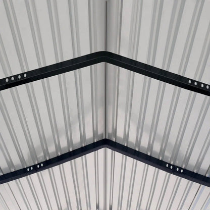 12’ x 20’ Metal Shed Carport with 8’ Open Sidewalls, TMG-MSC1220