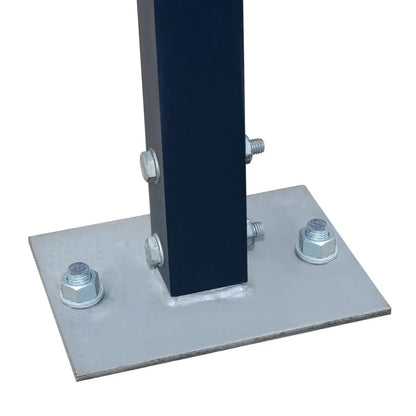 12’ x 20’ Metal Shed Carport with 8’ Open Sidewalls, TMG-MSC1220