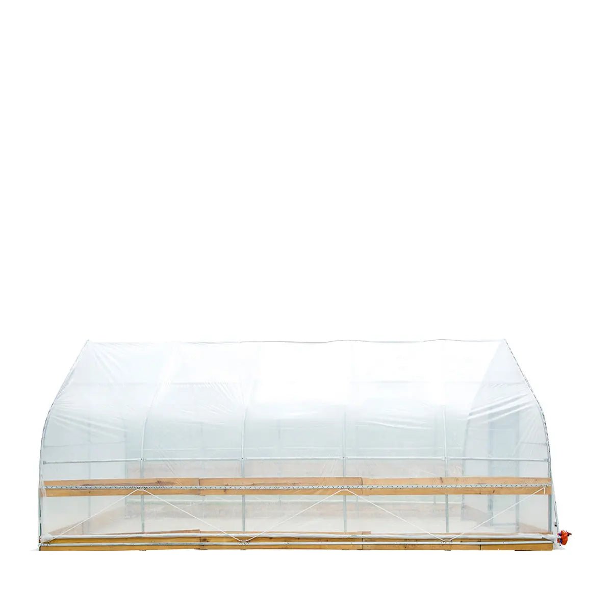 12’ x 20’ Tunnel Greenhouse Grow Tent w/6 Mil Clear EVA Plastic Film, Cold Frame, Hand Crank Roll-Up Sides, Peak Ceiling Roof, TMG-GH1220