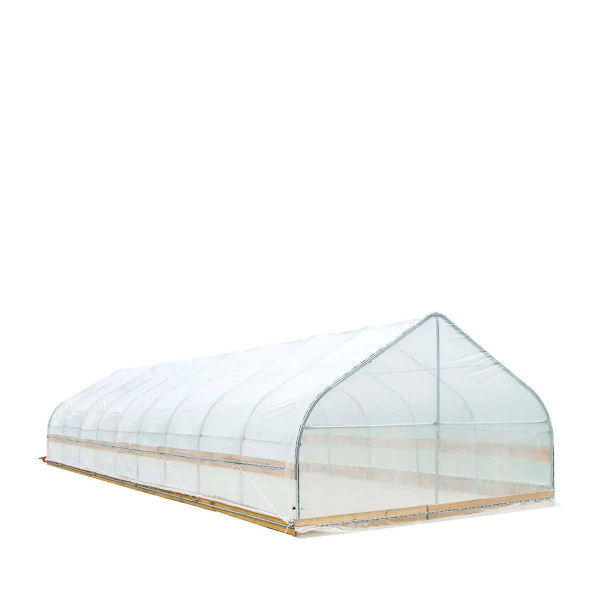 12’ x 40’ Tunnel Greenhouse Grow Tent w/6 Mil Clear EVA Plastic Film, Cold Frame, Hand Crank Roll-Up Sides, Peak Ceiling Roof, TMG-GH1240