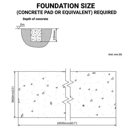 12’ x 60’ Tunnel Greenhouse Grow Tent w/6 Mil Clear EVA Plastic Film, Cold Frame, Hand Crank Roll-Up Sides, Peak Ceiling Roof, TMG-GH1260