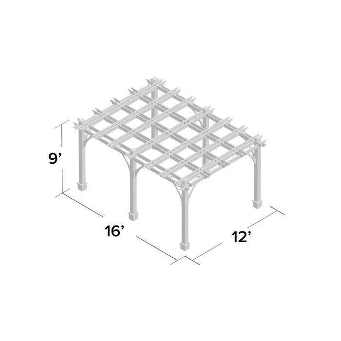Outdoor Living Today Breeze 12 x 16 ft. Pergola