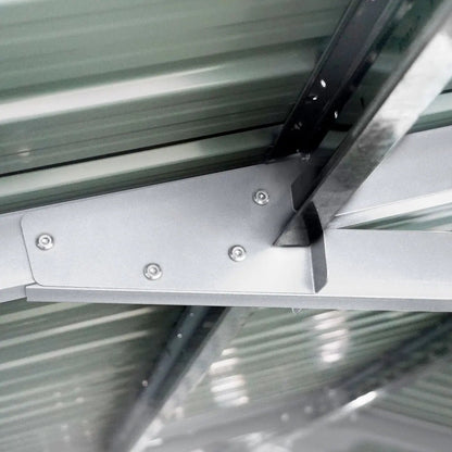 13’ x 20’ Metal Garage Shed with Double Front Doors, 7’9″ Peak Height, Side Entry Door, 240 Sq-Ft Floor Space, TMG-MS1320A