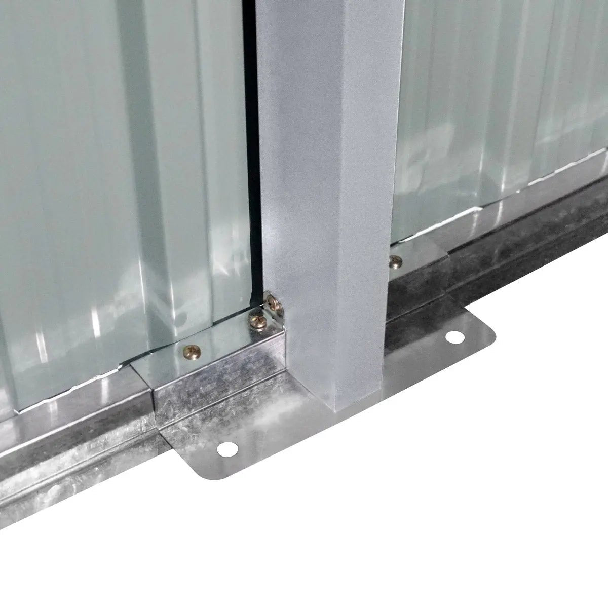 13’ x 20’ Metal Garage Shed with Double Front Doors, 7’9″ Peak Height, Side Entry Door, 240 Sq-Ft Floor Space, TMG-MS1320A